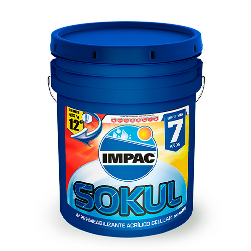 [HC150065] IMPAC SOKUL7 7ANOS IMPERM.    C/AISLANTE 19LT BLANCO