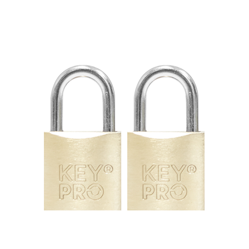 [HC143654] KEYPRO CANDADO LATON CORTO    2PZ STD 25MM KP-CLCRTS25