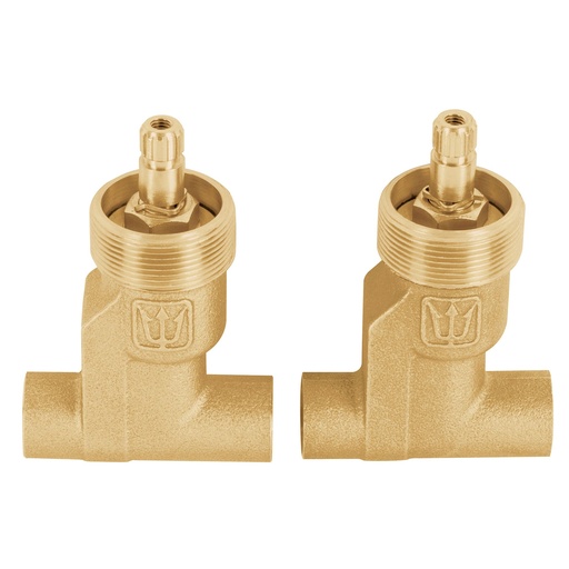 [HC22998] FOSET E-652SCE JUEGO 2 LLAVES EMPOTRAR SOLDABLES  CERAMICO D