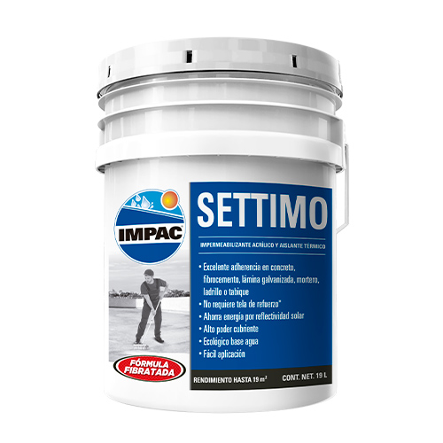 [HC150068] IMPAC SETTIMO 7ANOS           IMPERMEABILIZANTE 19LT BLANCO