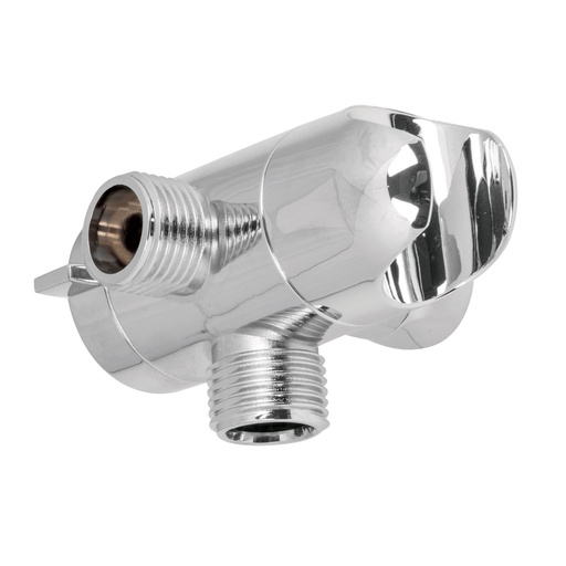 [HC22903] FOSET DESVIADOR DE 3 VÍAS PARABRAZO CON SOPORTE, CROMO AR-04