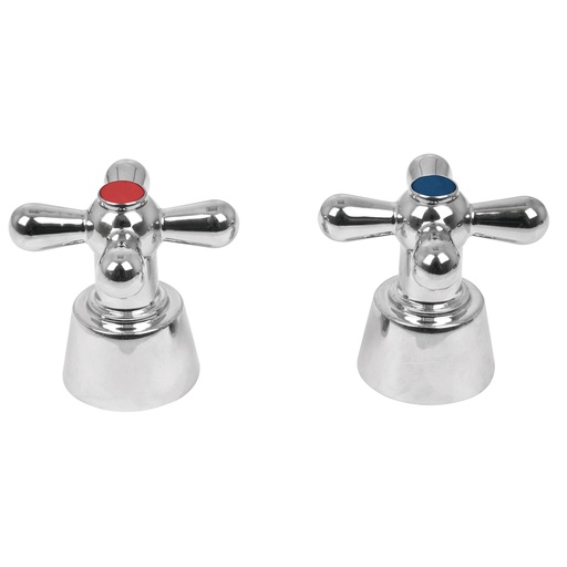 [HC22897] FOSET AQMM-61 JUEGO 2 MANERALES TIPO CRUCETA PARA LAVABO  AQ