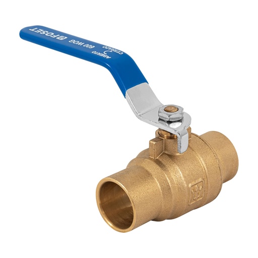 [HC23027] FOSET VALVULA BOLA SOLDABLE   025MM 1" LATON
