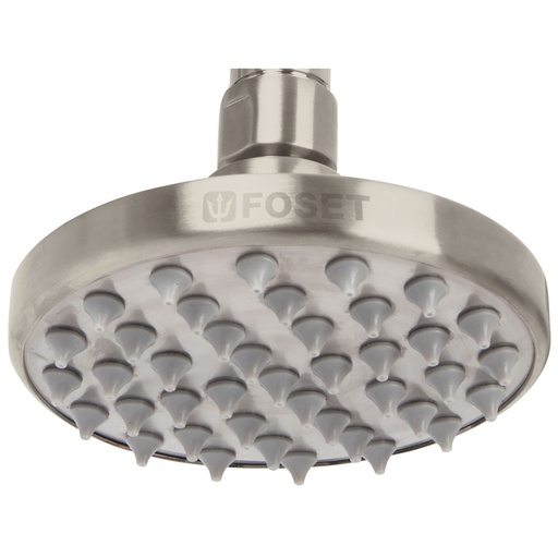 [HC23074] FOSET R-204SN REGADERA DE LATÓN  4  SIN BRAZO  SATINADO