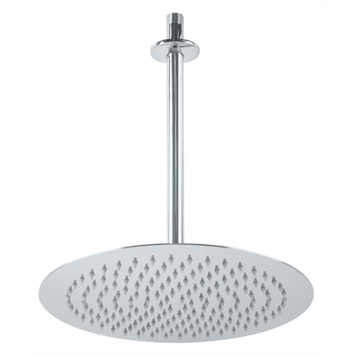 [HC23087] FOSET R-313 REGADERA REDONDA  ACERO INOXIDABLE  12  CROMADA