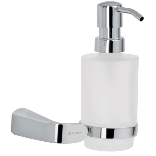 [HC14427] FOSET RIA-75 DISPENSADOR DE JABÓN  CROMADO  LÍNEA RIVIERA 45