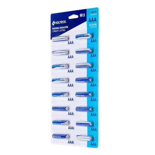 [HC23136] VOLTECK AL-AAA-D PILA ALCALINAAAA  DESPACHADOR CON 16 PI