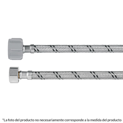 [HC23044] FOSET FWC-P40XL MANGUERA HULE  45CM ACERO CONECTOR PLASTICO