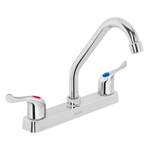 [HC23035] FOSET FP-317P MEZCLADORA PLASTICA PARA FREGADERO  CUELLO COR