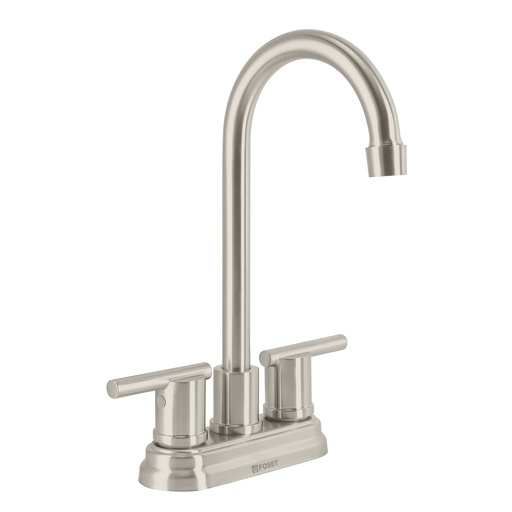 [HC13723] FOSET ELM-43N MEZCLADORA PARA LAVABO DE 4  TIPO BAR  SATÍN