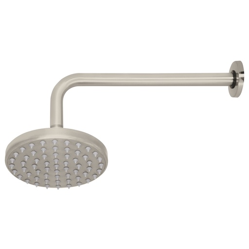 [HC14346] FOSET R-206N REGADERA DE LATÓN  6  CON BRAZO  SATINADO  ELEM