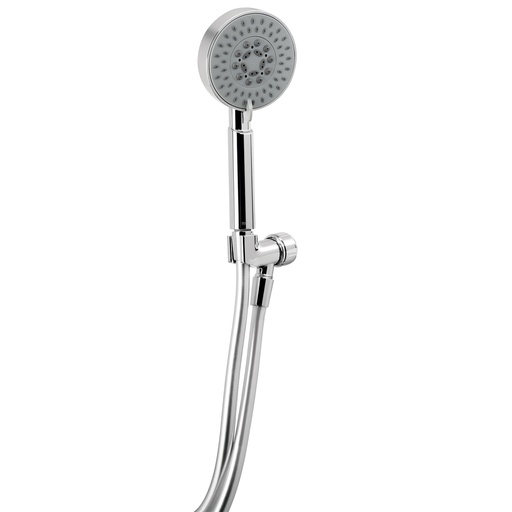 [HC14338] FOSET R-012 REGADERA MANUAL CON SOPORTE  CROMO  ELEMENT 4516