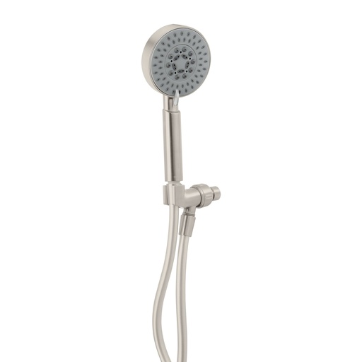 [HC14339] FOSET R-012N REGADERA MANUAL CON SOPORTE  SATÍN  ELEMENT 451