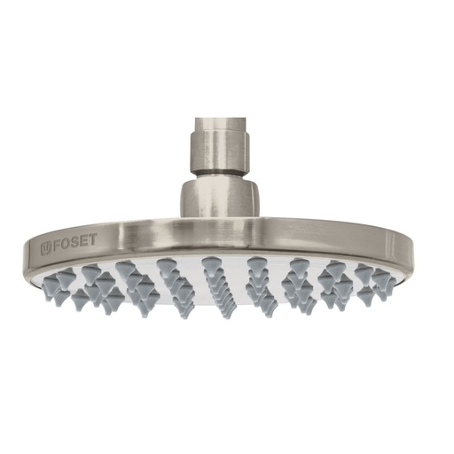 [HC23076] FOSET R-206SN REGADERA DE LATÓN  6  SIN BRAZO  SATINADO