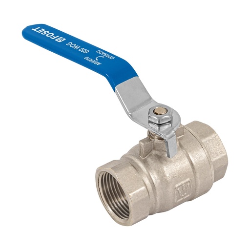 [HC99892] FOSET VALVULA BOLA ROSCABLE   025MM 1" LATON