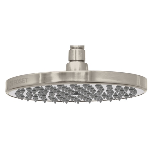 [HC23077] FOSET R-208SN REGADERA DE LATÓN  8  SIN BRAZO  SATINADO