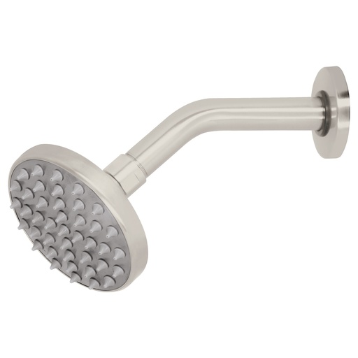 [HC21218] FOSET R-204N REGADERA DE LATÓN  4  CON BRAZO  SATINADO  ELEM