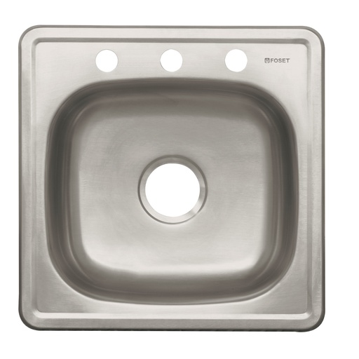 [HC129615] FOSET TARJA 1PILA 48CM INOX   EMP BASIC TA-48B