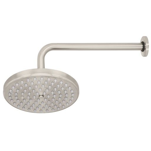 [HC21219] FOSET R-208N REGADERA DE LATÓN  8  CON BRAZO  SATINADO  ELEM