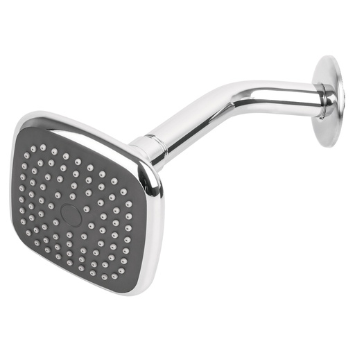 [HC129103] FOSET R-401 REGADERA CUADRADA  ABS  3-3/4  CON BRAZO  BASIC