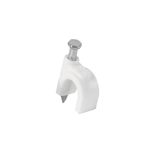 [HC23564] VOLTECK GCU-6BG GRAPA CURVA, 6MM, BLANCA, BOLSA 500 PIEZ