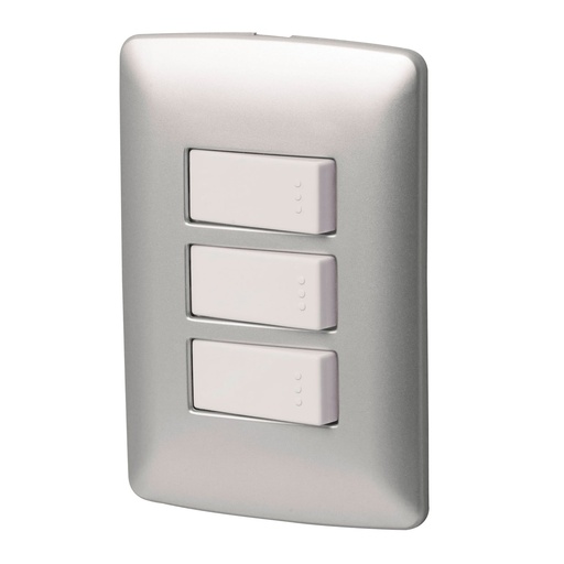 [HC23285] VOLTECK PA-APTR-EIP PLACA ARMADA 2 INTERRUPTORES SENCILLO
