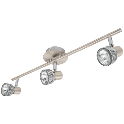[HC23345] VOLTECK LUMINARIO SOBREPONER  C/SPOT LUCCA 3XGU10 SOB-307S