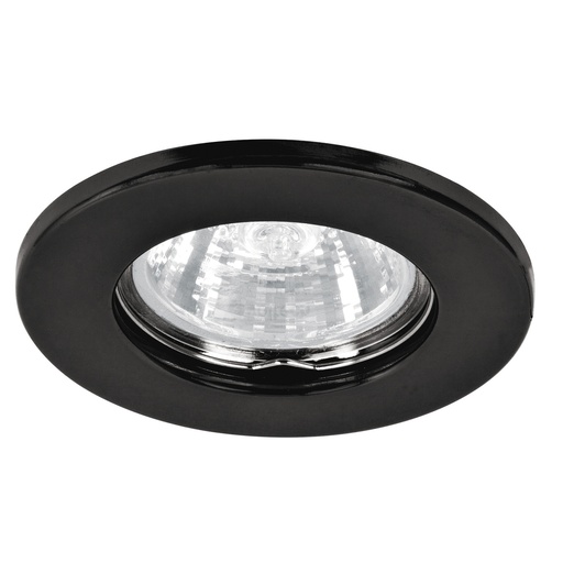 [HC23171] VOLTECK LUMINARIA EMPOTRABLE  REDONDO NEGRO P/MR16 EMP-101S