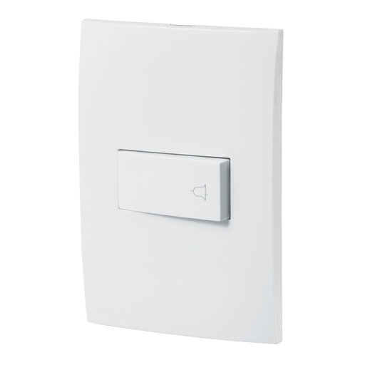 [HC23303] VOLTECK PA-TI-OB PLACA ARMADA CON TIMBRE  LÍNEA OSLO  BLAN