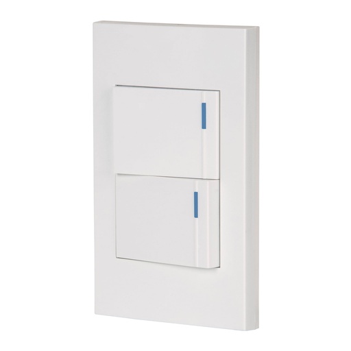 [HC23617] VOLTECK PA-APDO15-EEB PLACA ARMADA 2 INTERRUPTORES (1, 3V