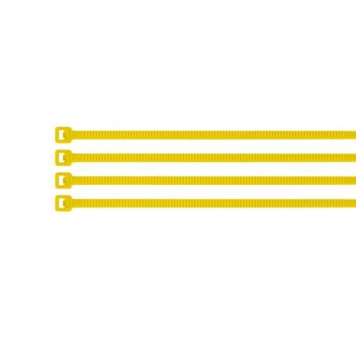 [HC23489] VOLTECK CINCHO-COLLARIN 50PZ  AMARILLO 3.5X150MM CIN-4015A