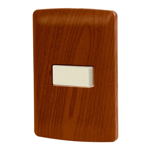 [HC23397] VOLTECK PA-APSE-IM PLACA ARMADA MADERA CON INTERRUPTOR SE