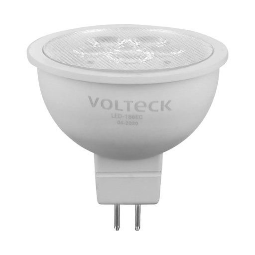 [HC23219] VOLTECK LED-166EC LAMPARA DE LED  MR16  127V  6 W  LUZ CA