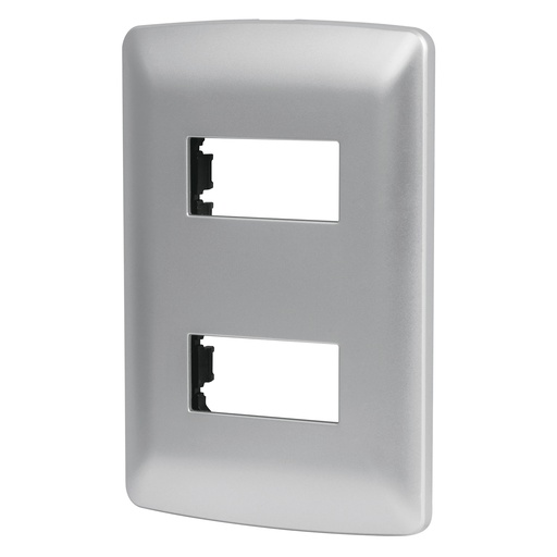 [HC23328] VOLTECK PPDO-IP PLACA 2 MÓDULOS DE ABS  LINEA ITALIANA  C