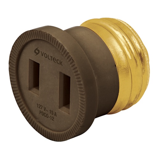 [HC23321] VOLTECK POCO-12 ADAPTADOR DE PORTALAMPARA A CONTACTO 4649