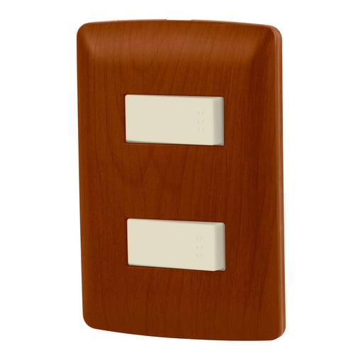 [HC23392] VOLTECK PA-APDO-EIM PLACA ARMADA MADERA CON INTERRUPTOR S