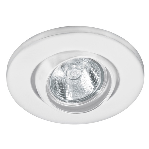 [HC23176] VOLTECK LUMINARIA EMPOTRABLE  RED. ESFERICO BLANCO EMP-106S