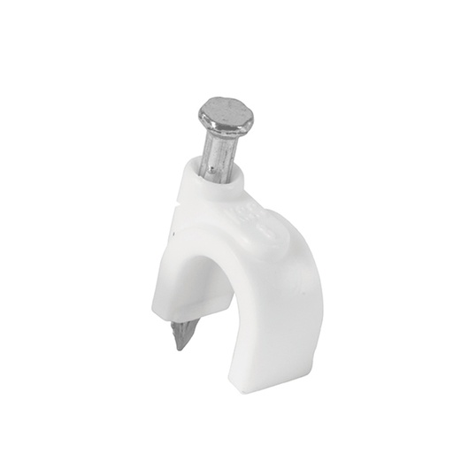 [HC23563] VOLTECK GRAPA CURVA BLANCA    10 MM BOLSA 500 PZS GCU-10BG