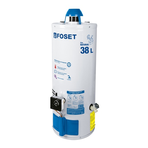[HC23467] FOSET CALENTADOR DE DEPOSITO  38L GAS NATURAL CALE-38D-N