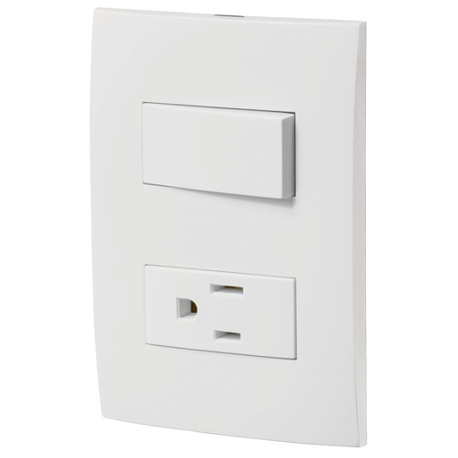 [HC23266] VOLTECK PA-APCO-OB PLACA ARMADA CONTACTO E INTERRUPTOR  L