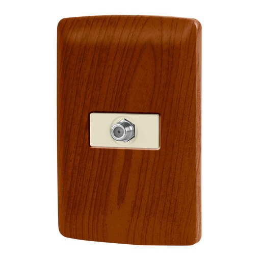 [HC23405] VOLTECK PA-TV-IM PLACA ARMADA MADERA CON TOMA DE TV LÍNEA