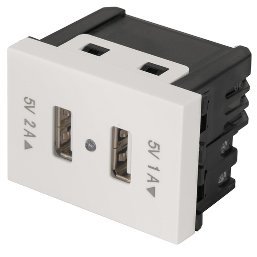 [HC23457] VOLTECK C2USB-EB 2 PUERTOS USB, 1.5 MÓDULOS, LÍNEA ESPAÑO