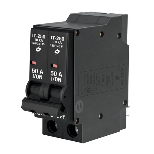 [HC23571] VOLTECK IT-250 INTERRUPTOR TERMOMAGNÉTICO 2 POLOS 50 A, V