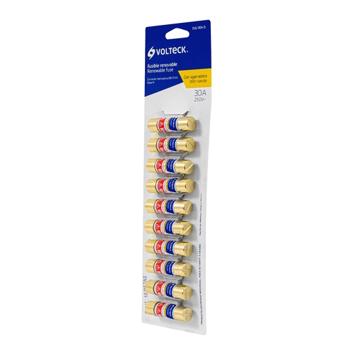 [HC23201] VOLTECK FUS-30A-D FUSIBLE 30 ACON AGARRADERA  DESPACHADO