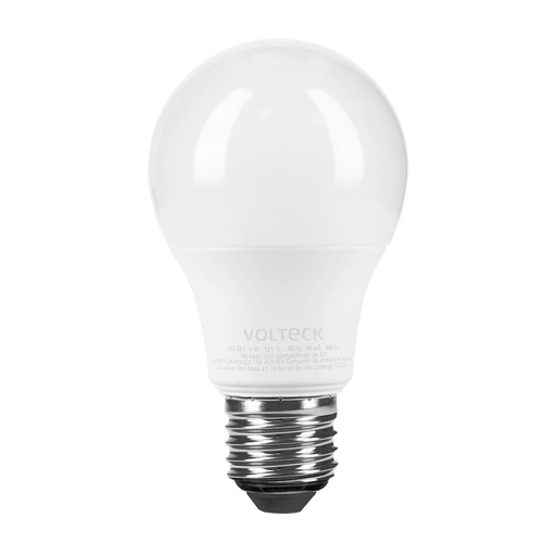 [HC23234] VOLTECK LED-40F LAMPARA DE LEDA19  6 W  LUZ DE DÍA 4685