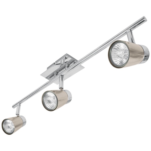 [HC23344] VOLTECK LUMINARIO SOBREPONER 3SPOT BARI 3XGU10 SOB-303S