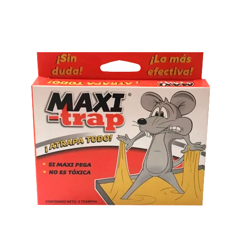 [HC143295] MAXI-TRAP TRAMPA DE           PEGAMENTO 2PZS P/RATON