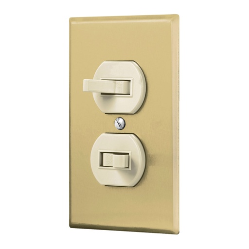 [HC23613] VOLTECK PA-APDO-SA PLACA ARMADA 2 INTERRUPTOR SENCILLO, L
