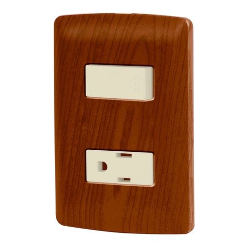 [HC23390] VOLTECK PA-APCO-IM PLACA ARMADA MADERA CON CONTACTO E INT