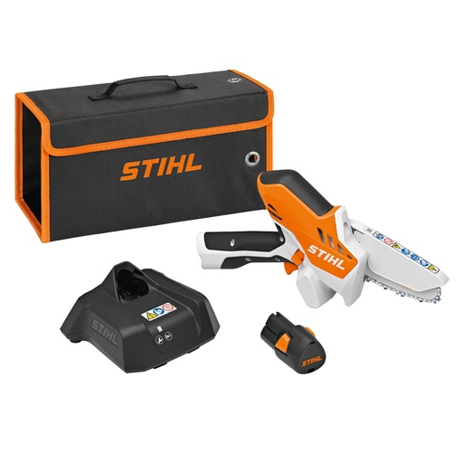 [HC140506] STIHL MINI MOTOSIERRA  MANO   11V C/CARG-BAT-BSA-ACEIT GTA26
